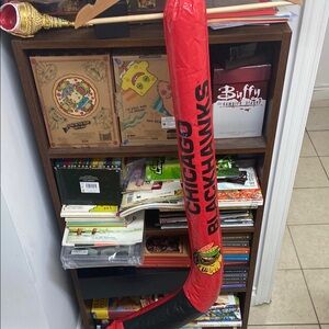 Vintage 1993 NHL Chicago Blackhawks Inflatable Hockey Stick